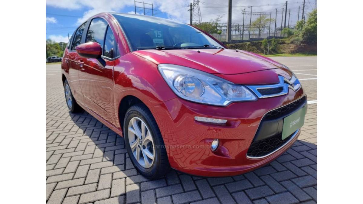 CITROËN - C3 - 2014/2015 - Vermelha - R$ 43.900,00